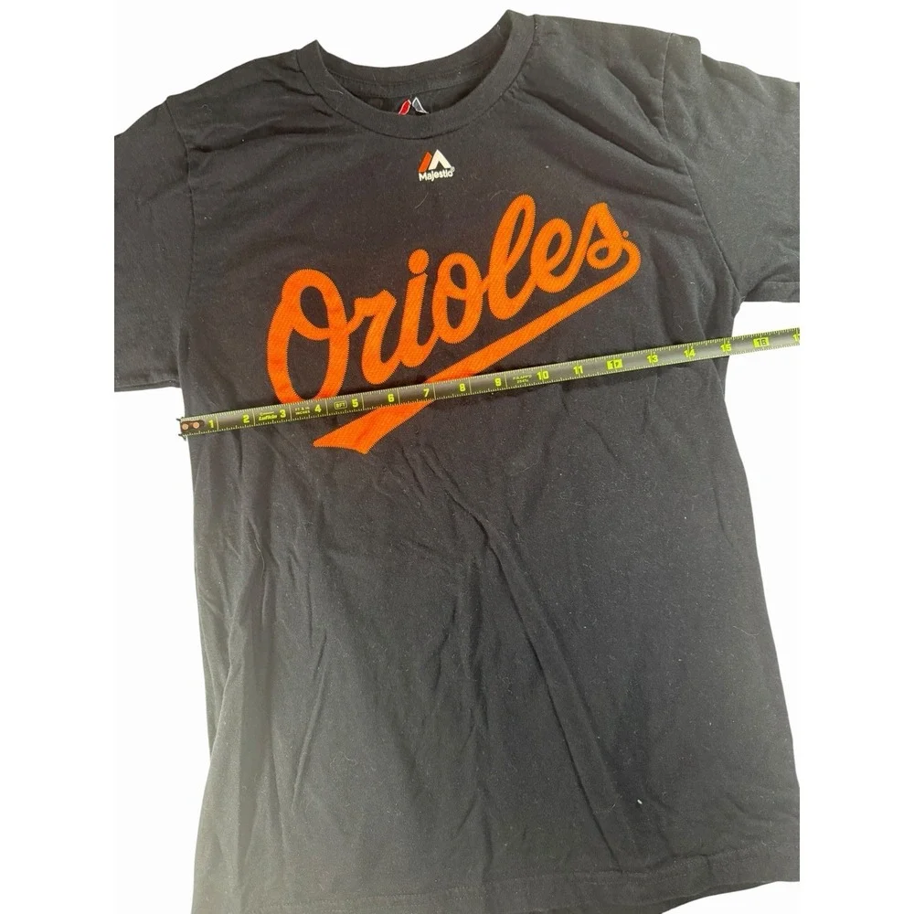 Davis #19 Kids XL  Majestic Baltimore Orioles Black T-Shirt